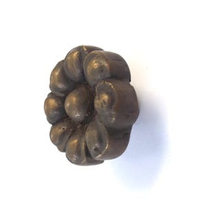 Satz von Messing Knauf Schubladenknäufe, Vintage runde Blume schnitzen Schubladengriff Wohnkultur