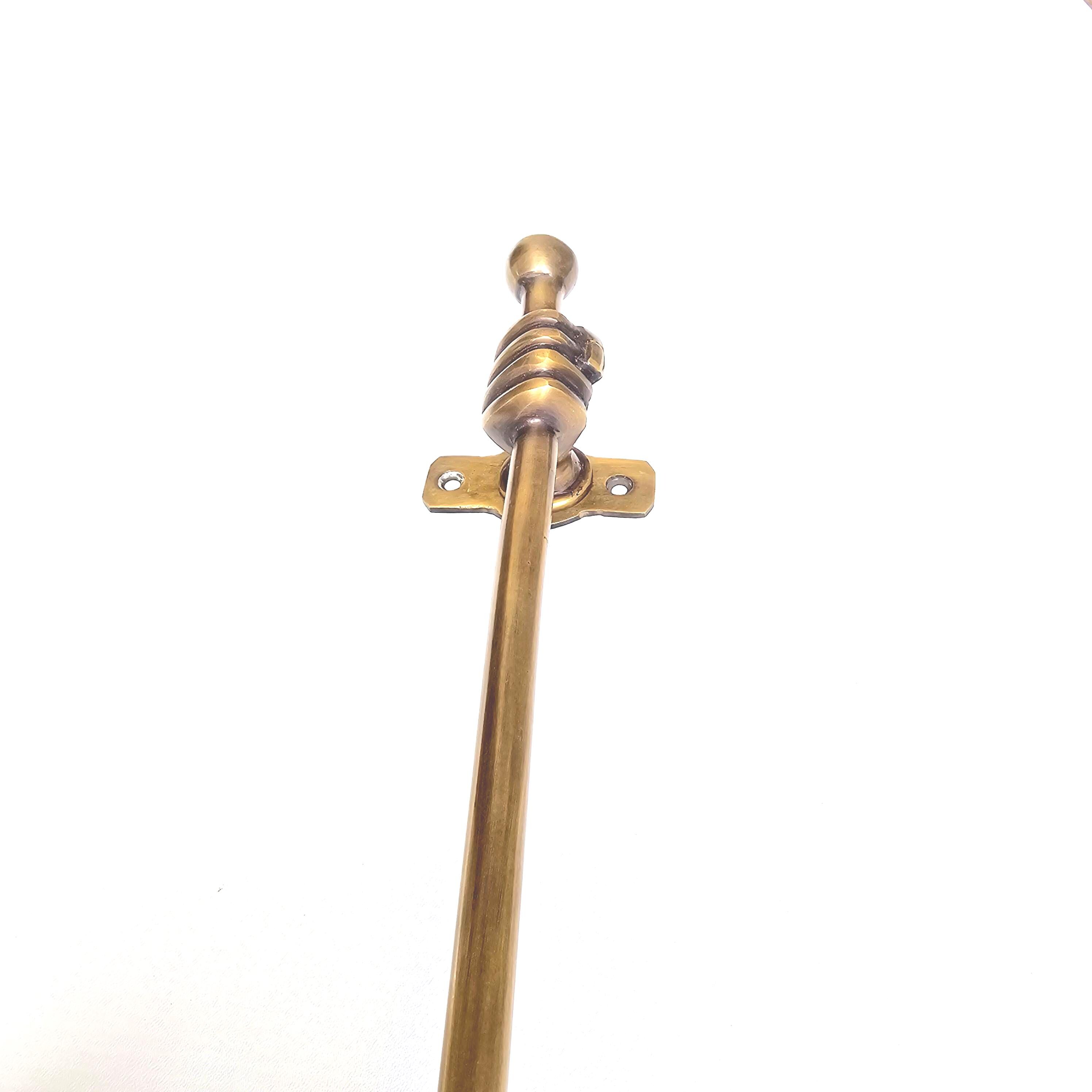 Poignées De Porte En Laiton Antique – Fait Main, Look Vintage, 14 Cm, IS