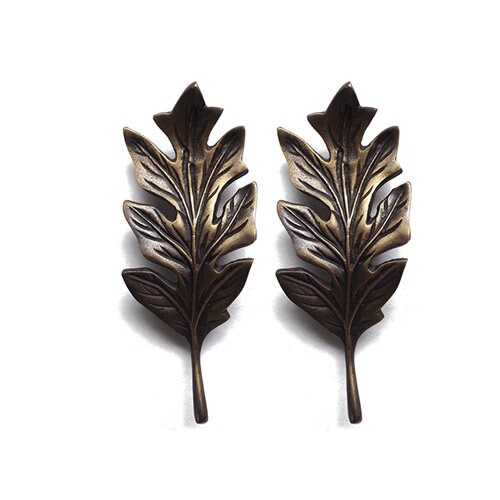 551 Zoll Set Vintage Oakleaf antike Knopf Schrank Griff | Etsy