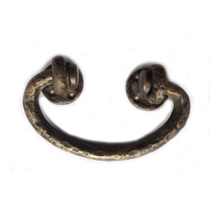 Vintage Knob Drawer Pulls, Solid Brass Knob Drawer Handle, Hand Hammer Drawer Pulls Home Decor