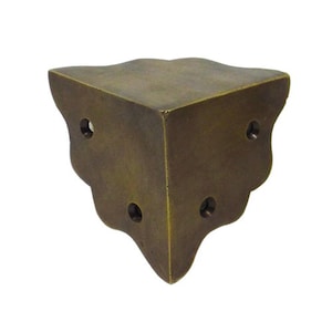 Set of Vintage 3D Wave Corner Protector Decor Shelf Table Cabinet Hardware