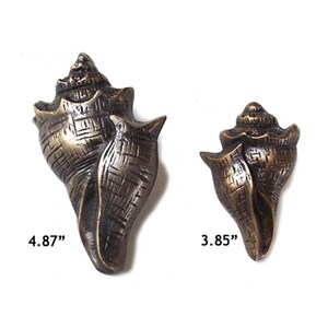 Vintage Knob Schubladenknauf Muschel Ozean Schubladenknauf Einzigartige Knob Schubladengriff Vintage Massivem Messing Schubladenknauf