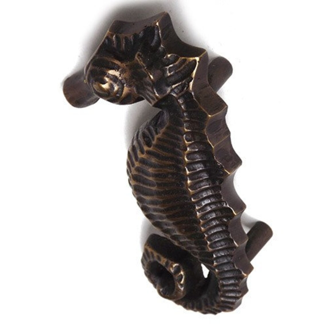 Paar Vintage Seepferdchen Dresser Knopf Schrank Griff massive | Etsy