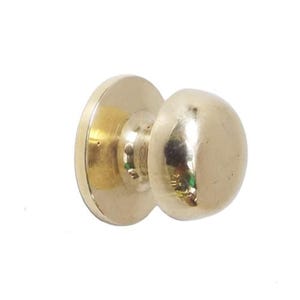 Set of Vintage Knob Drawer Pulls, Knob Drawer Handle, Half Sphere simple Drawer Handle, Antique Solid Brass Drawer Handle