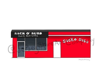 Sack O' Subs - Ventnor, NJ : Jersey Shore Art Company