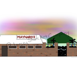 Maynard&#39;s Cafe - Margate City, Longport, Ventnor, NJ : Jersey Shore Art Company