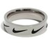 Silver Nike Repeat Swoosh Logo Band Ring Silver | Birthday Silver Nike Rings Mens Gift for him her Men Women In The UK Bague Rings Set Tick 