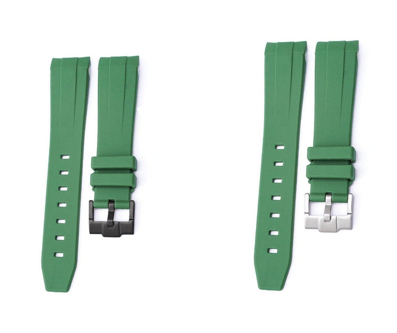 20mm Curved Silicone Rubber Strap Fit for Etsy