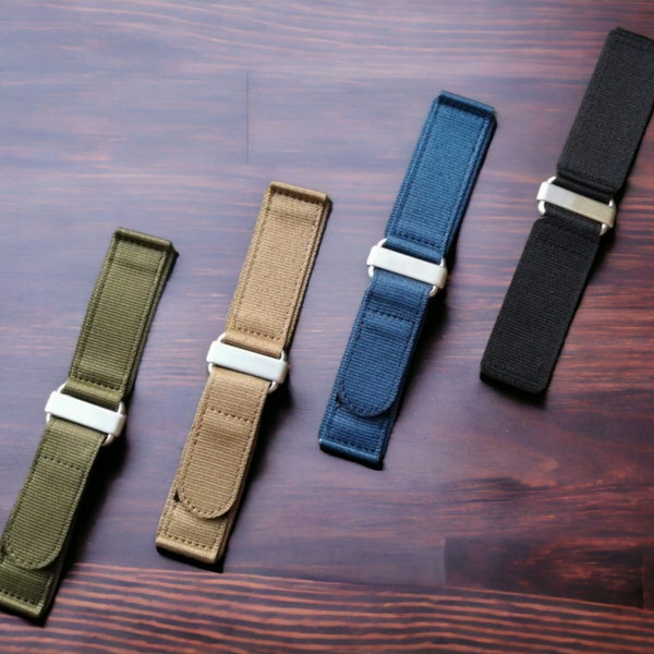 22/24mm. Canvas Strap Fit for Panerai Officine/Luminor Marina Watch Nylon Bracelet Band