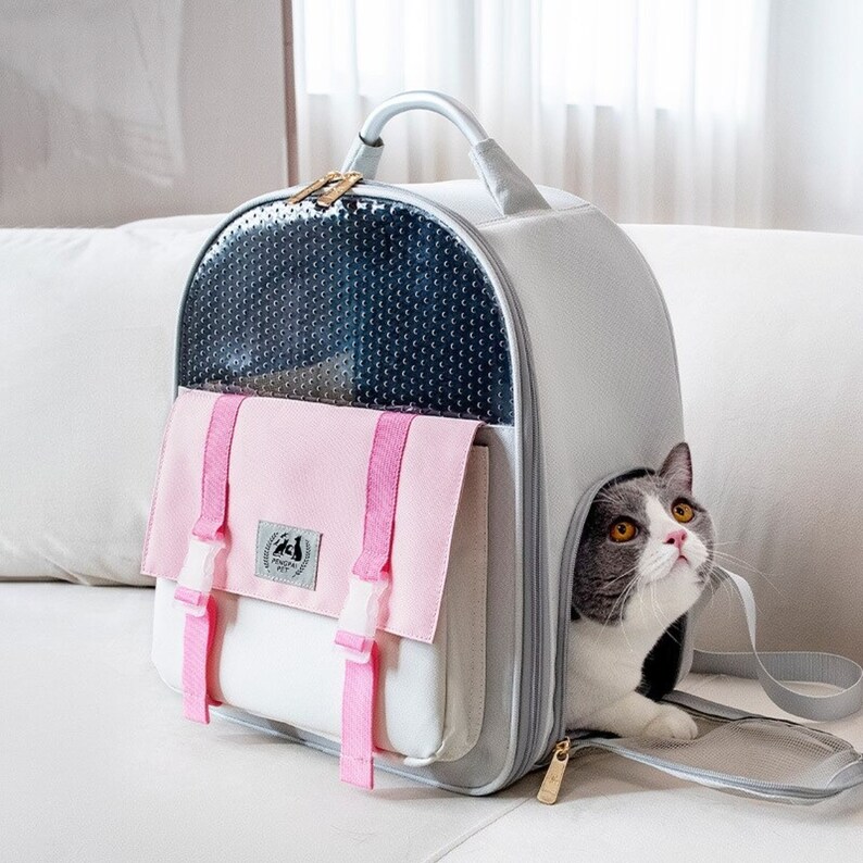 Canvas Cat Pet Backpack Carrier Dog Carrier Summer Cat Etsy