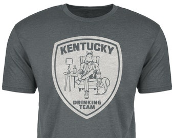 Kentucky Drinking Team Dark Grey Unisex T-Shirt