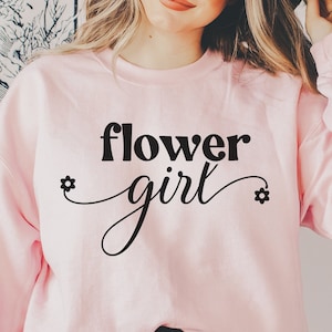 Flower Girl SVG: Wedding Bridal Party Design (Digital Download)