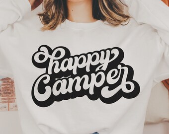 Happy Camper SVG: Camp Shirt Design (Digital Download)