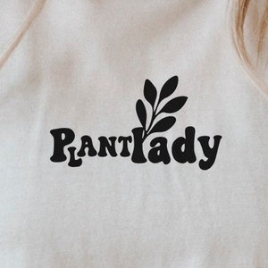 Plant Lady SVG: Damen-Shirt, Boho Garten Design (Digitaler Download)