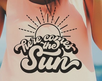 Here Comes The Sun SVG: Hawaii Summer Vacation Design (Digital Download)
