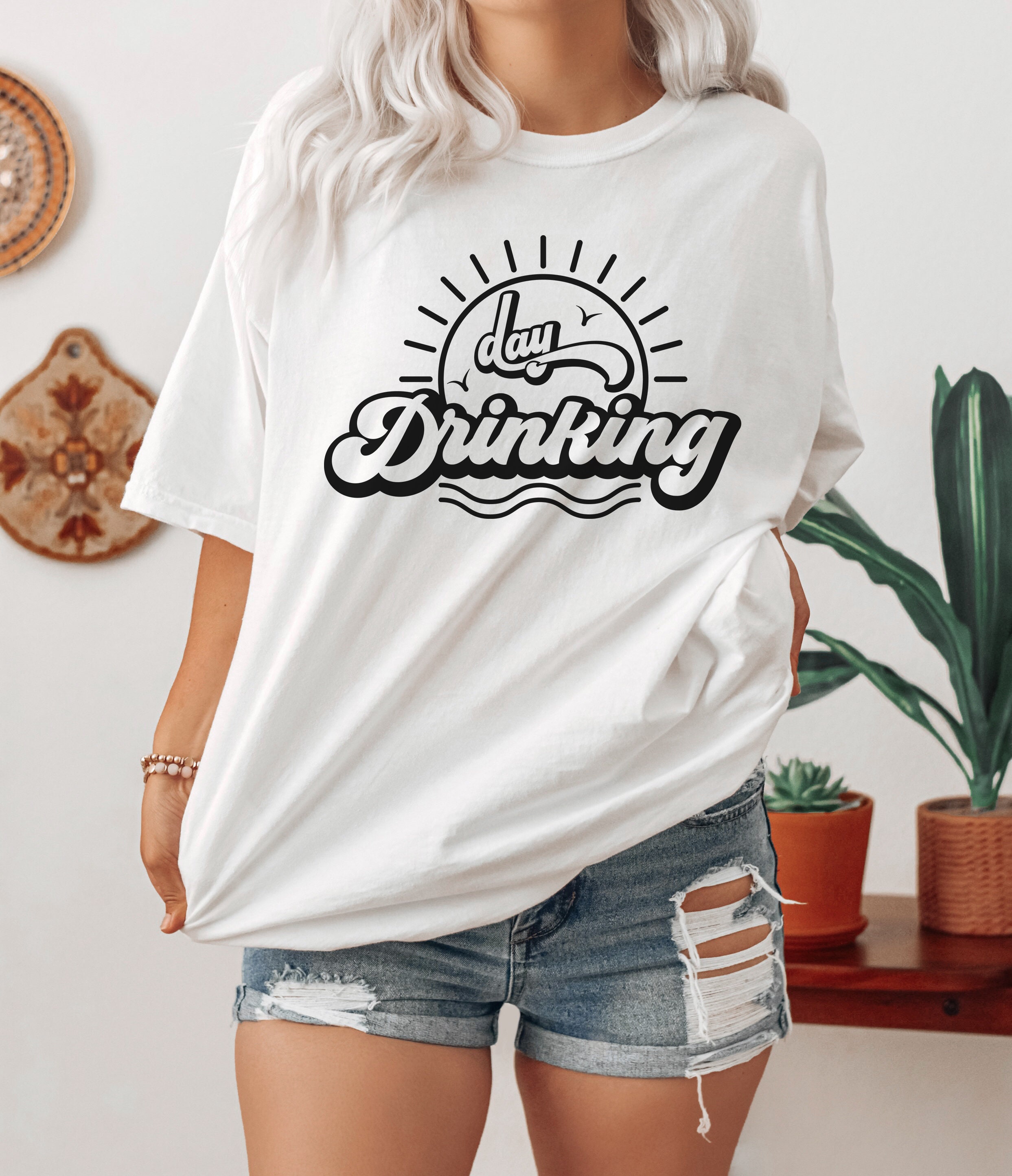 Day Drinking Svg Summer Svg Beach Life Svg Funny Shirts - Etsy
