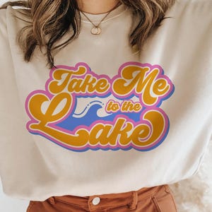 Lake Vibes SVG: Summer Travel Shirt Design (Digital Download)