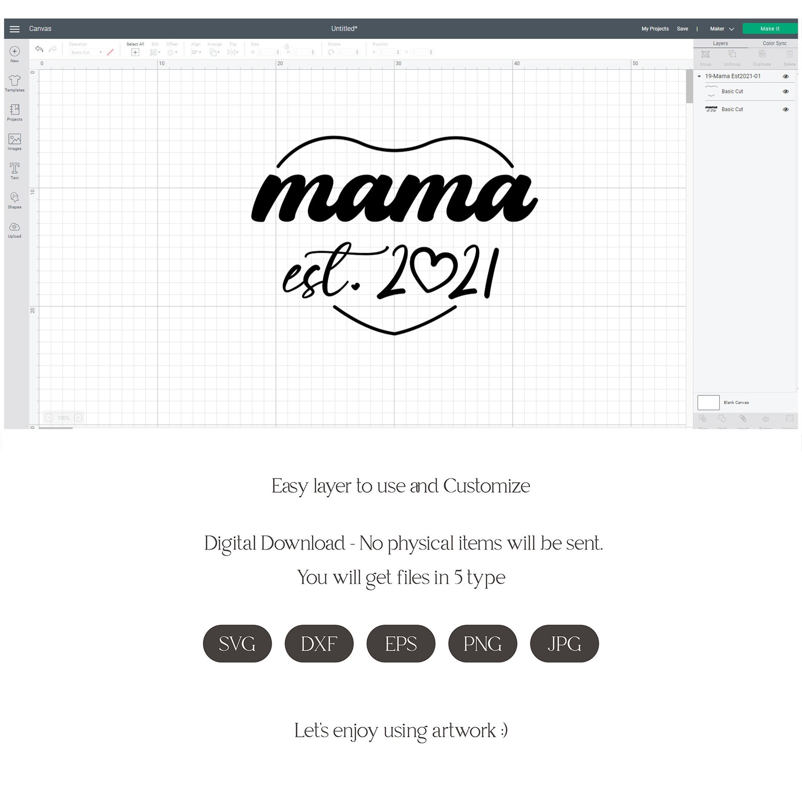 Mama EST 2021 svg png mom life svg New mom svg mom shirt | Etsy