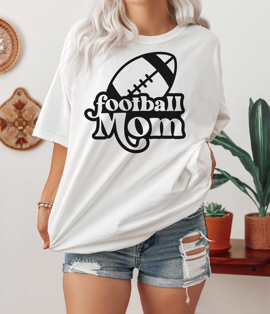 Football Mom SVG Football Svg Football Mom Shirt Svg - Etsy