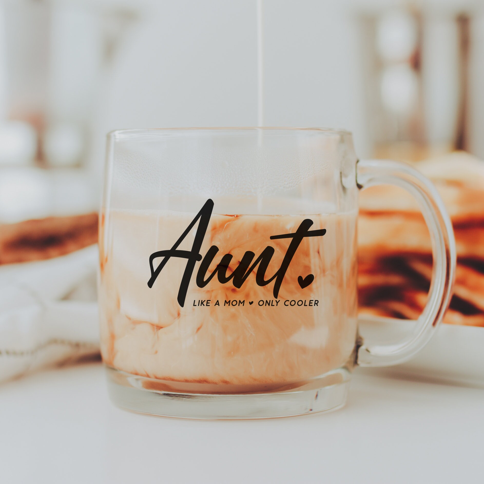 Aunt Svg Png Like a Mom Only Cooler Funny Auntie Shirt Svg - Etsy