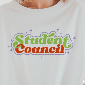 Consejo Estudiantil SVG PNG: Diseño de camiseta escolar (Descarga digital)
