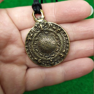 Tibetan Melong Tibetan Mirror Mandala Bagua Mirror Shaman Mirror Toli Negative Reflection Defense Amulet Talisman Pendant Tibetan Necklace