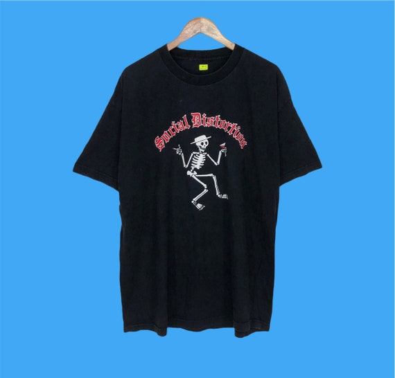 SOCIAL DISTORTION PUNK ROCK T-SHIRT rancid nofx BASEBALL LONG SLEEVE S-3XL