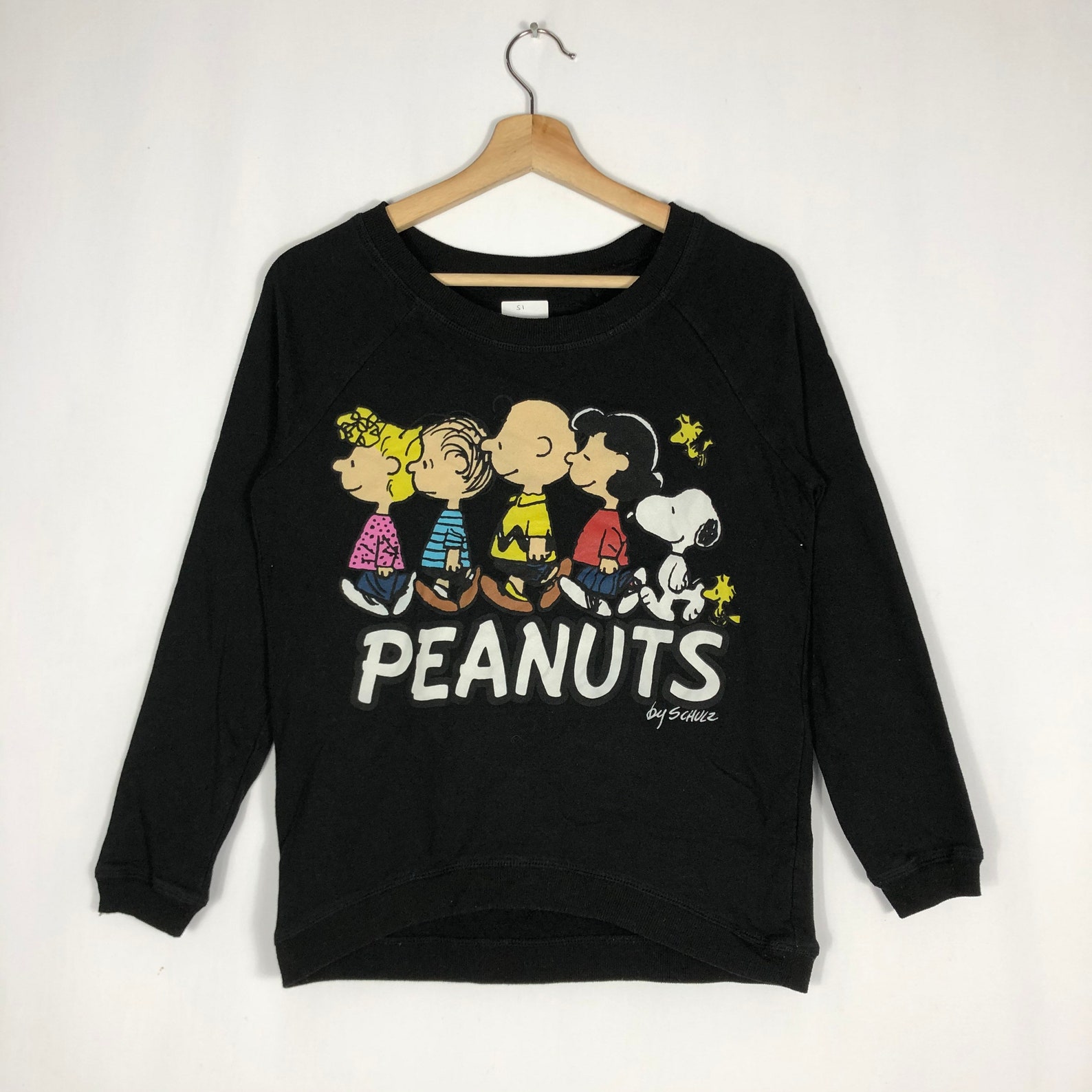 Vintage Peanuts Sweatshirt crewneck pullover S Size Etsy