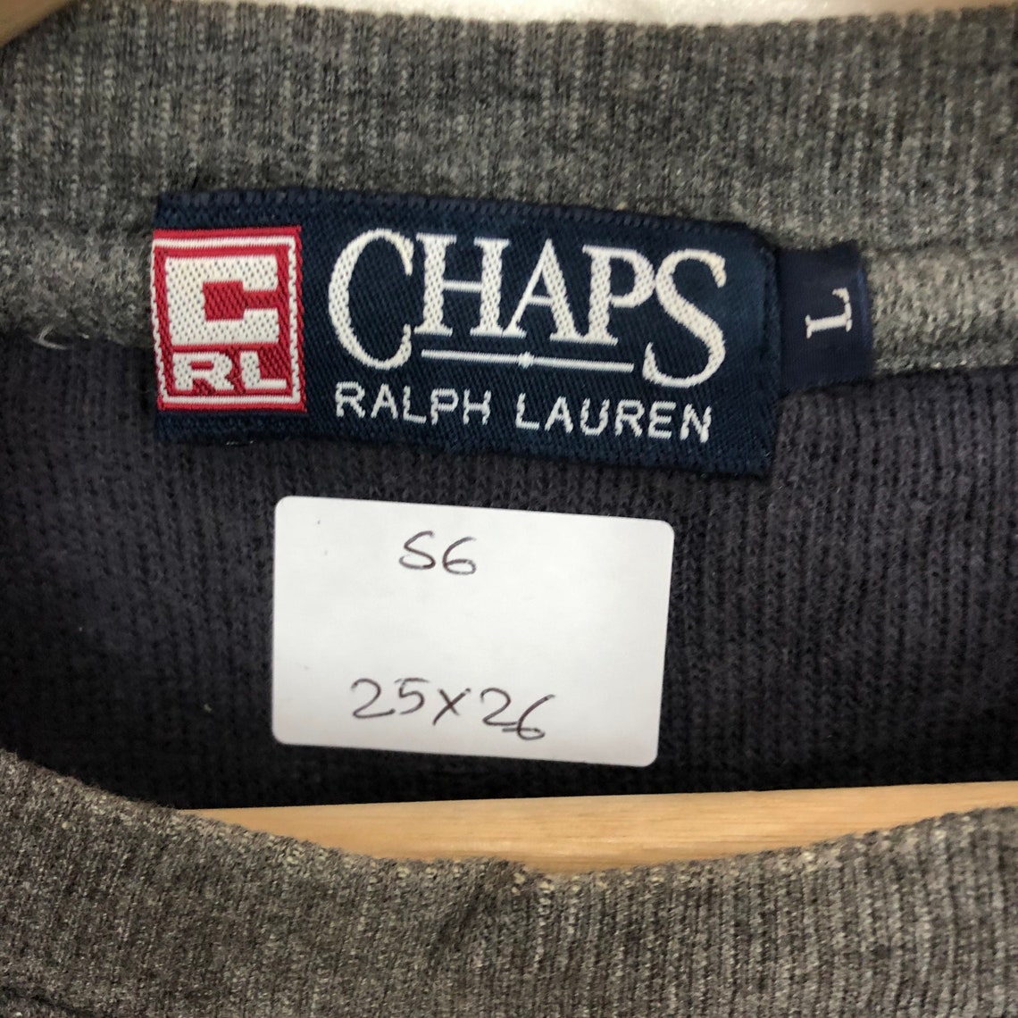 Vintage Chaps Ralph Lauren Sweatshirt crewneck pullover L size Etsy