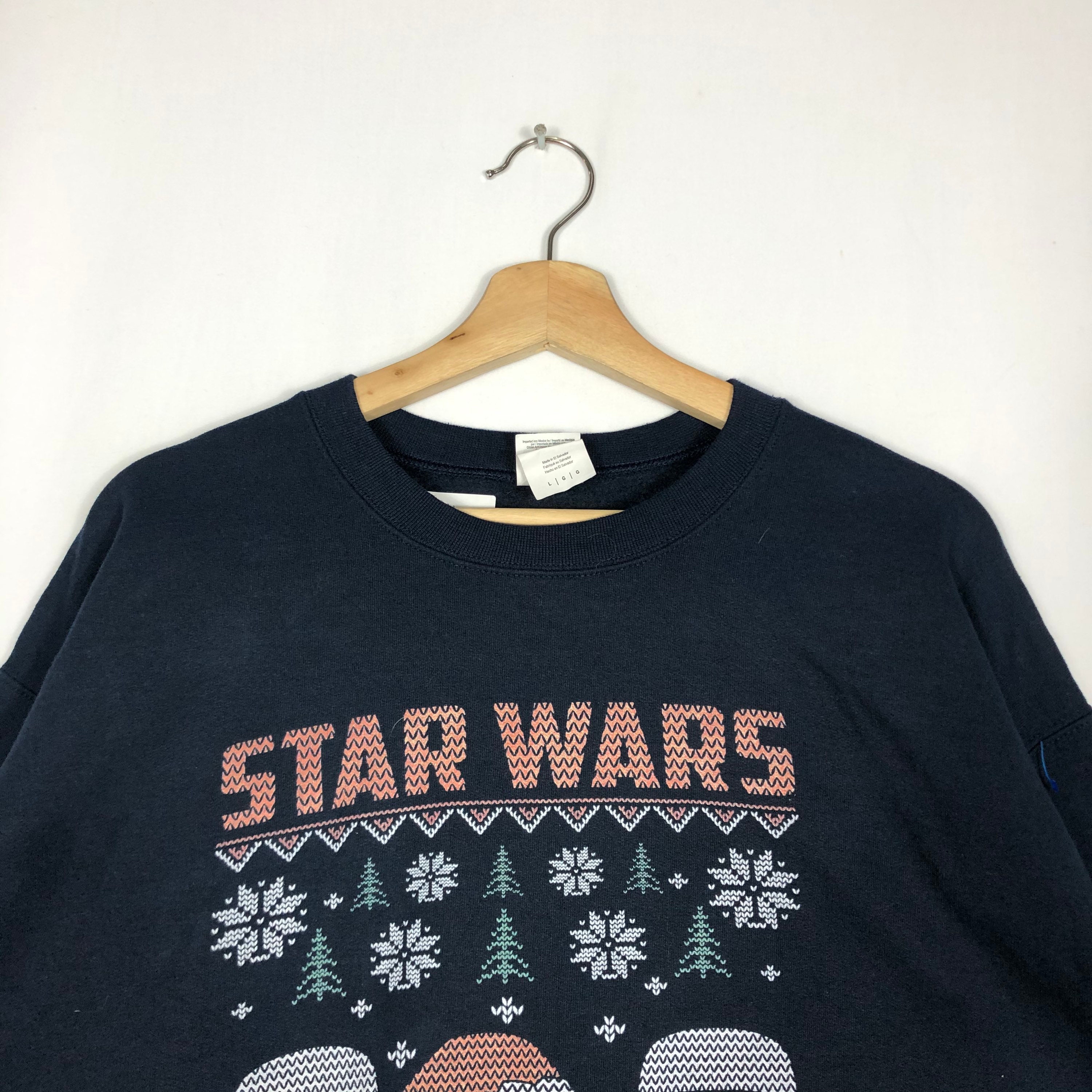 Vintage Star Wars Sweatshirt Rundhals Pullover L Größe Etsy
