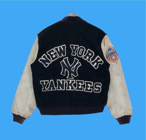 Comprar En Linea Vintage New York Yankees Varsity Jacket Button Down Se Adapta Al Tamaño Xl Venta Barata Compras En Línea -Www.autobuzzja.com