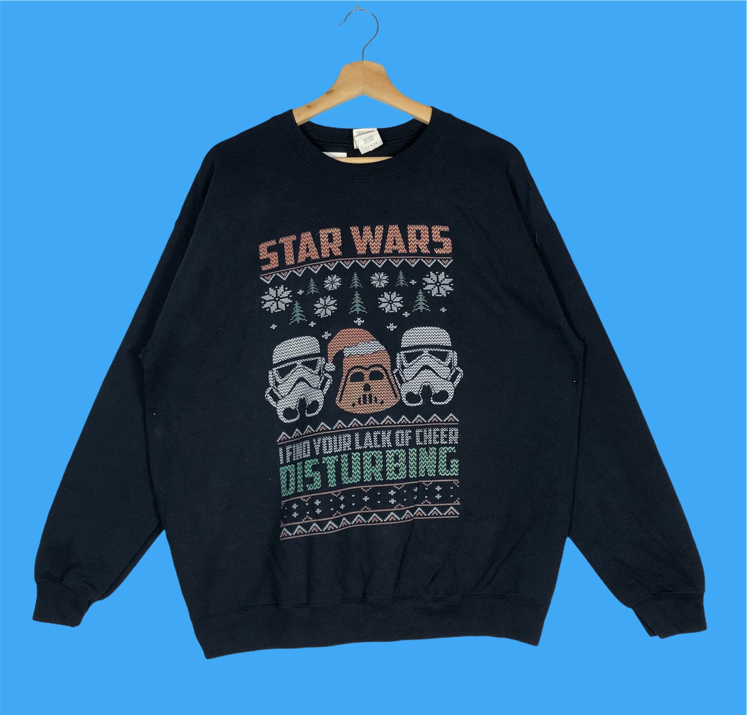 Vintage Star Wars Sweatshirt Rundhals Pullover L Größe Etsy
