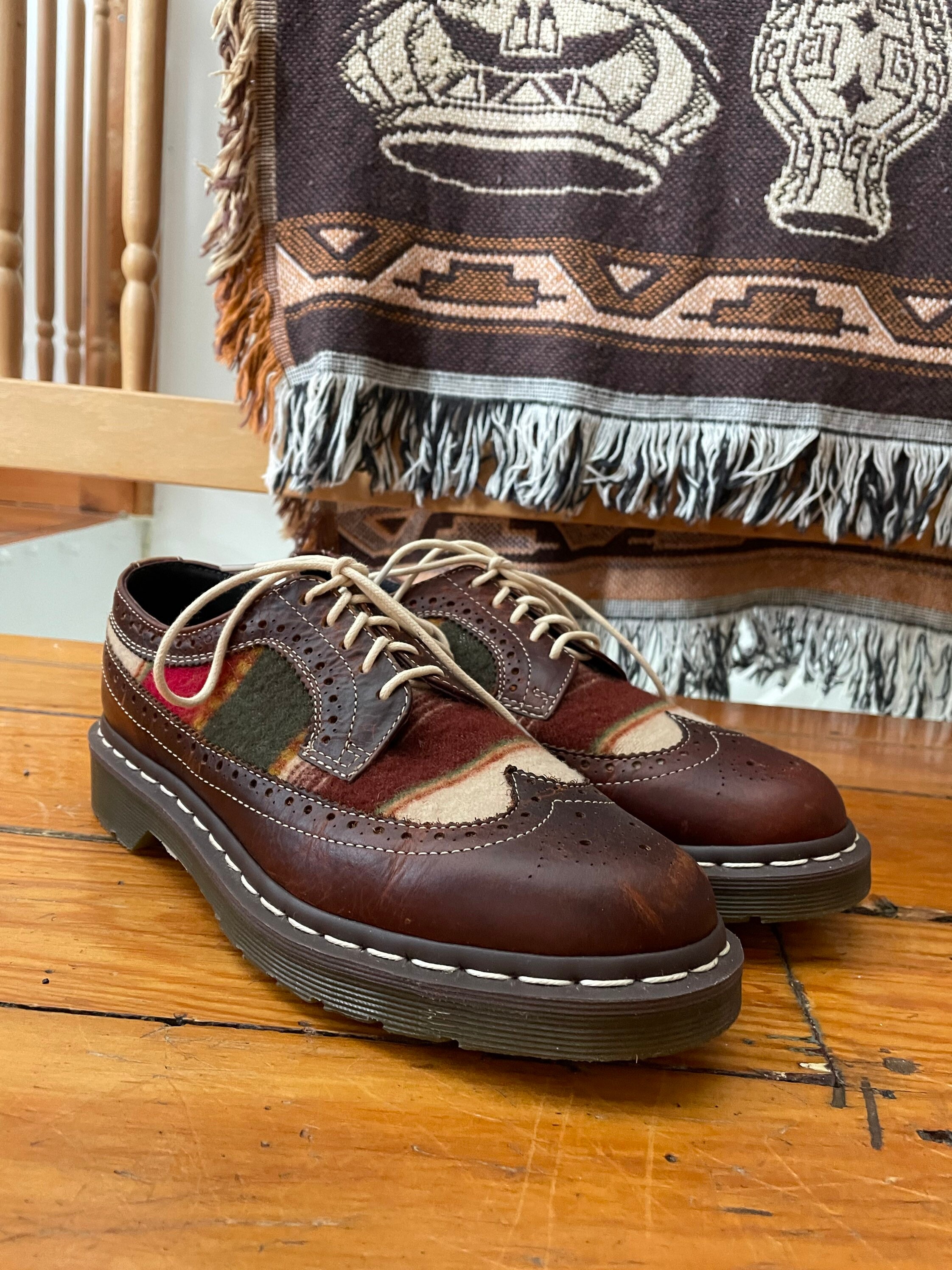 Rare Doc Marten X Pendleton Wing Tip 