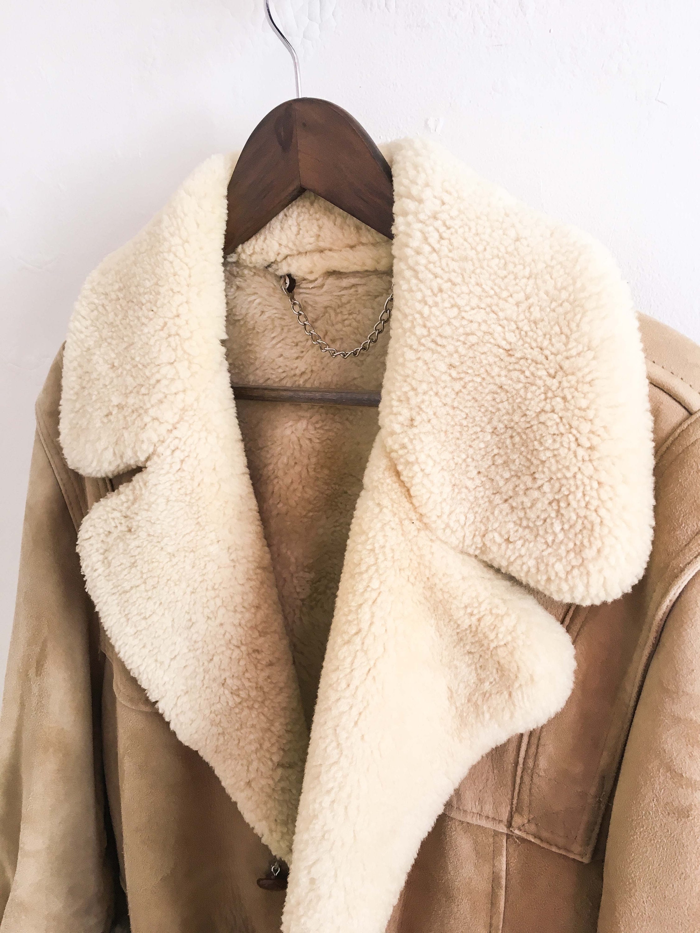 Vintage London Fog Sherpa Coat Etsy