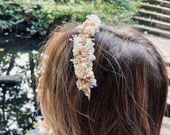 Flower headband for children or short hair