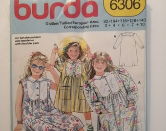Two Burda sewing pattern  for child