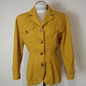 Vintage Enrico Coveri You Young in senape anni &#39;80