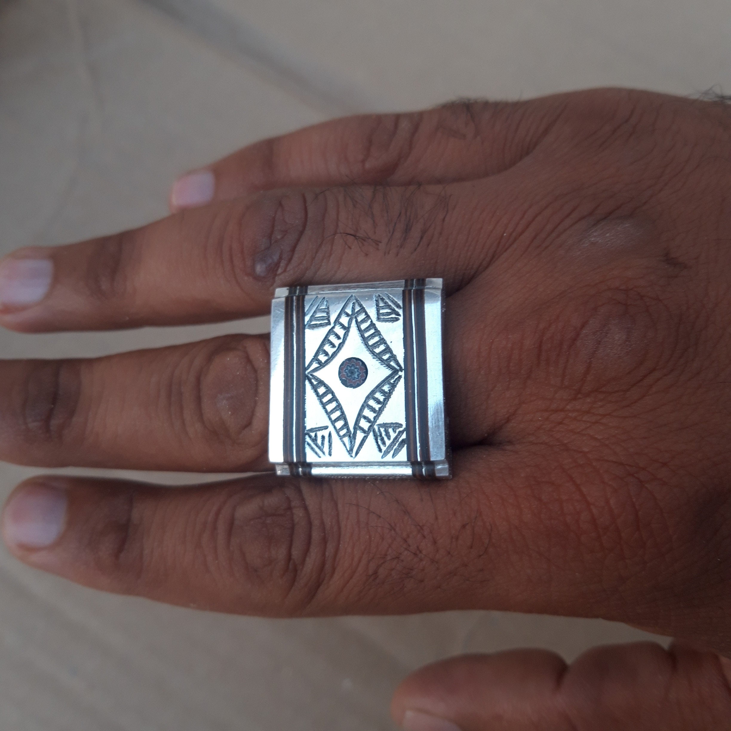 Tuareg Ring Berber Ring Traditional Ring African Ring Etsy
