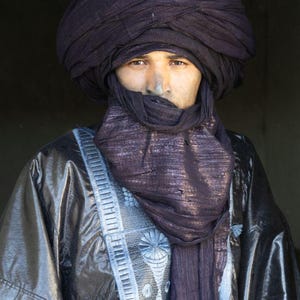 Indigo Tuareg turban