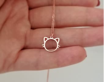 cat head pendant