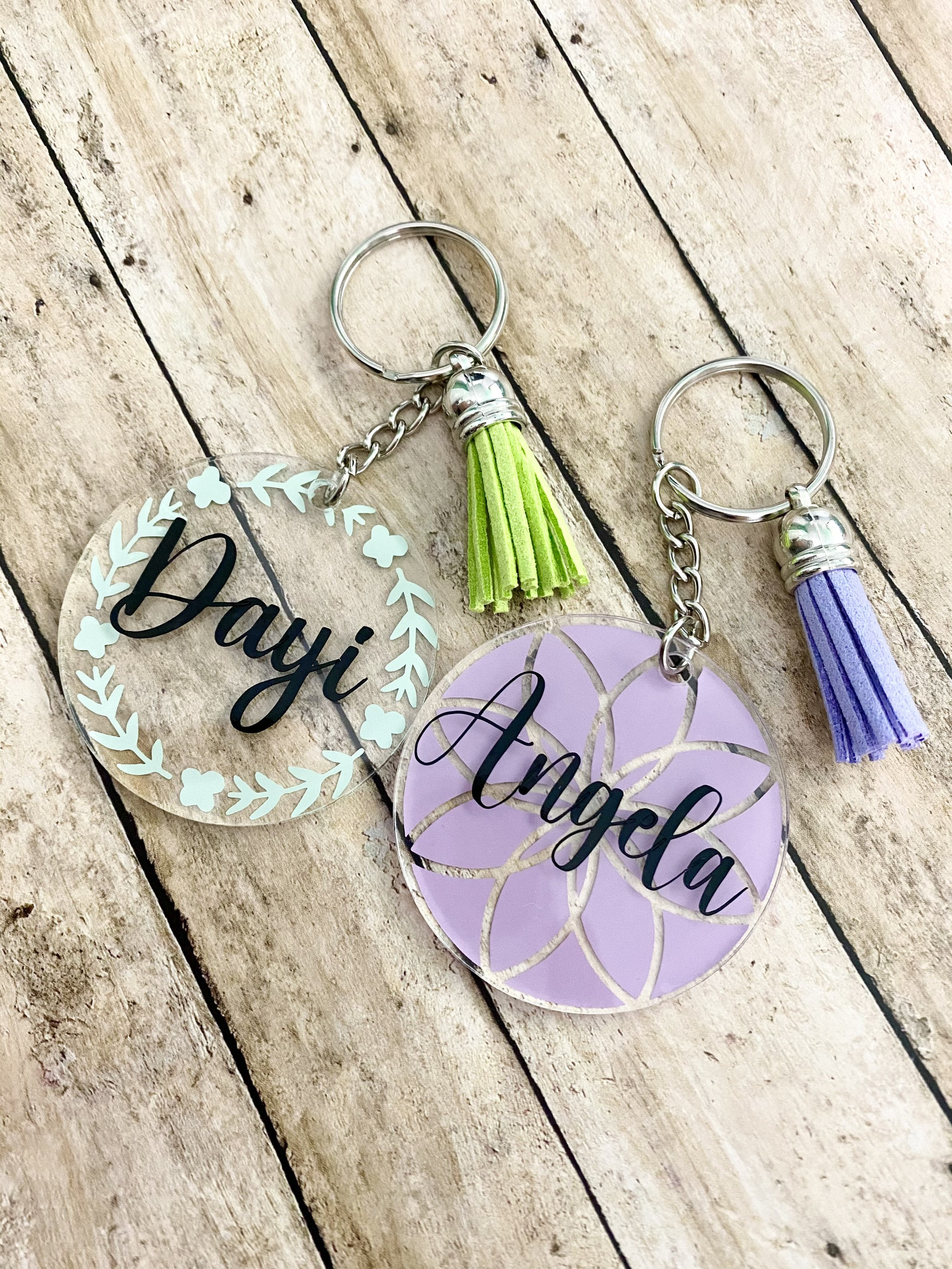 Vinyl keychains best sale