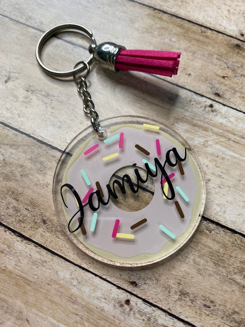 Custom Vinyl Keychains Etsy
