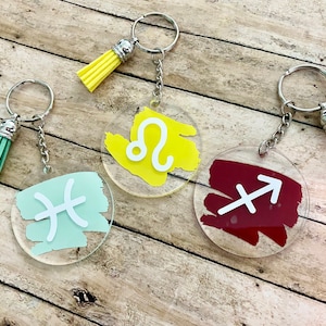 Zodiac Keychain