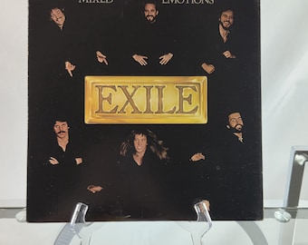 Vintage 70s decor black and gold album EXILE vinyl record