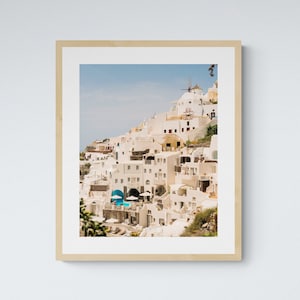 White Architecture and Design Oia Santorini Greece, Fine Art Greece Photography Print, Greek Islands Minimalist Home and Gallery Wall Decor