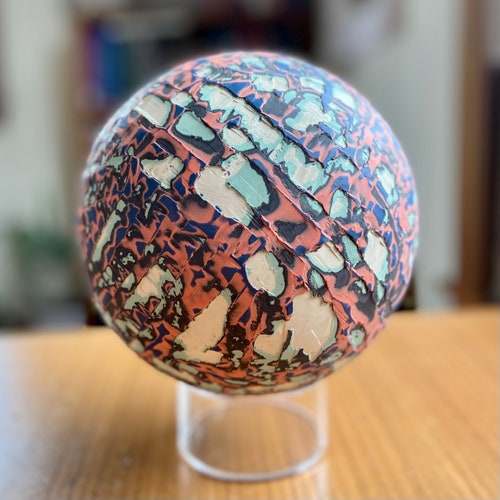 Shops Unique handmade ceramic sphere sculpture