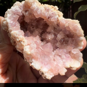 PINK AMETHYST GEODE - Choique mine, Argentina