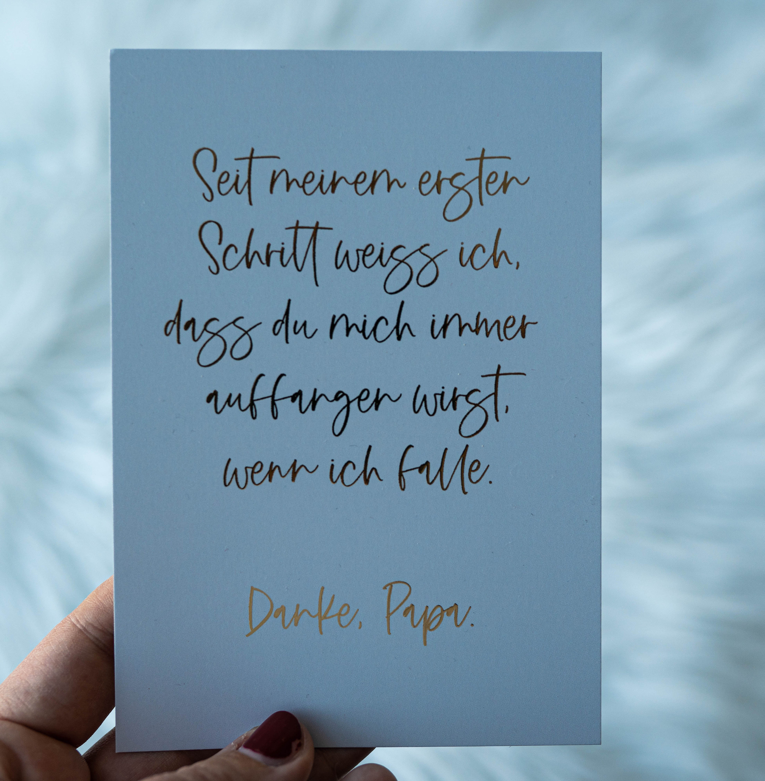 Karte Papa Vater Vatertag Danke Papa Kind Familie Postkarte Etsy
