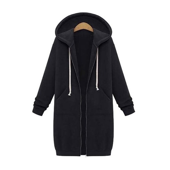 hoodie zippé oversize femme