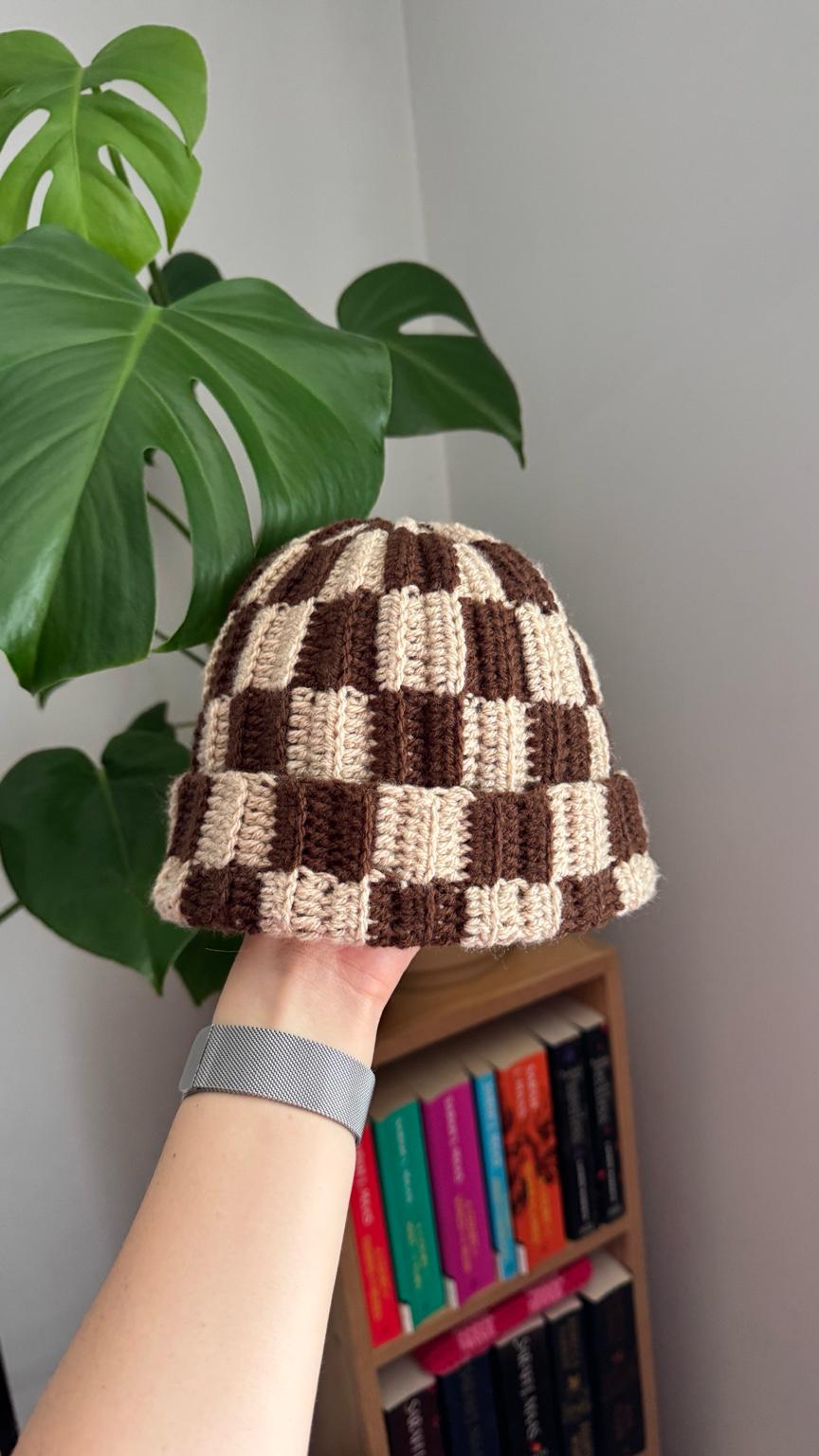 Checker Beanie - Etsy